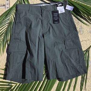 Olive Cargo Shorts